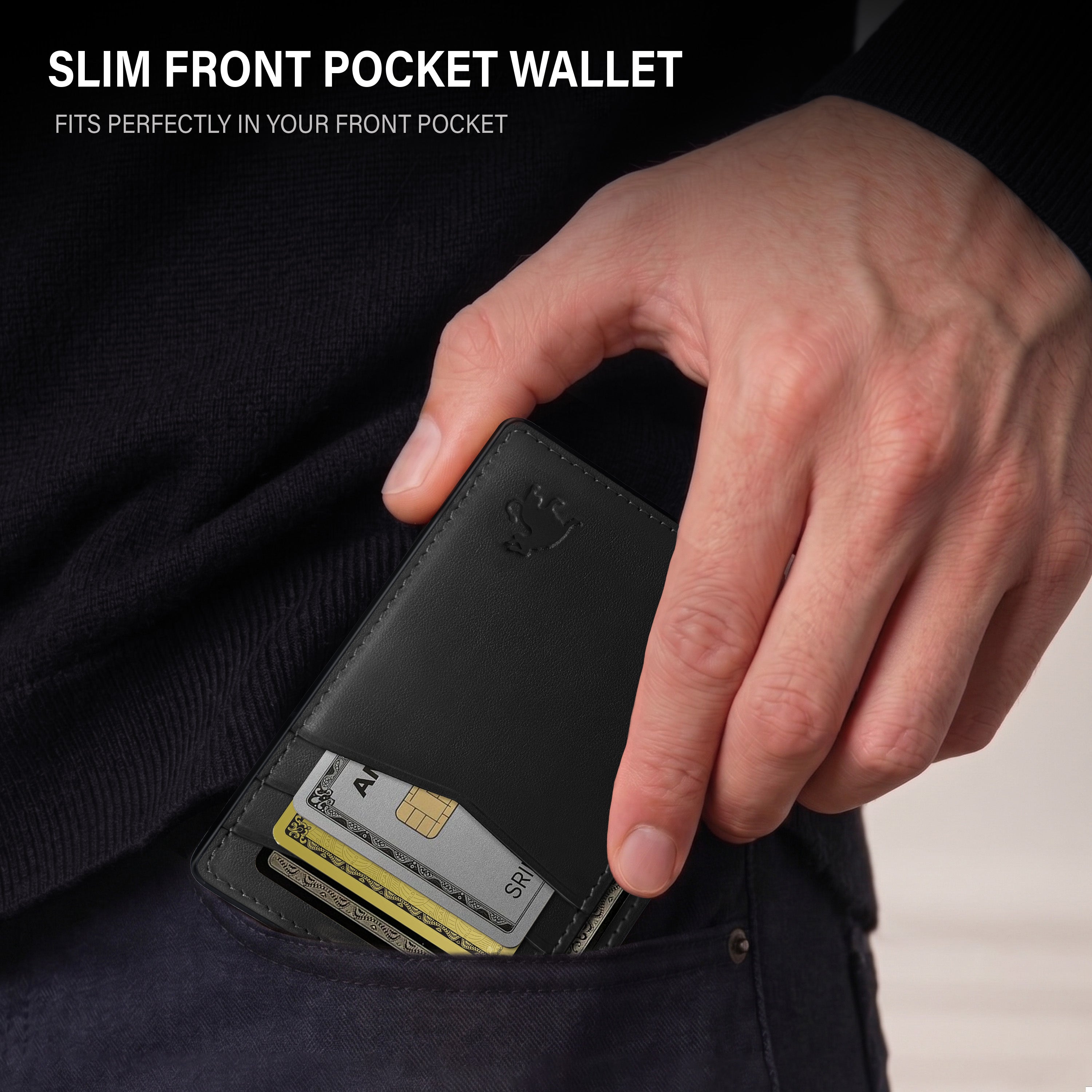 Front Pocket Wallet - Black Onyx
