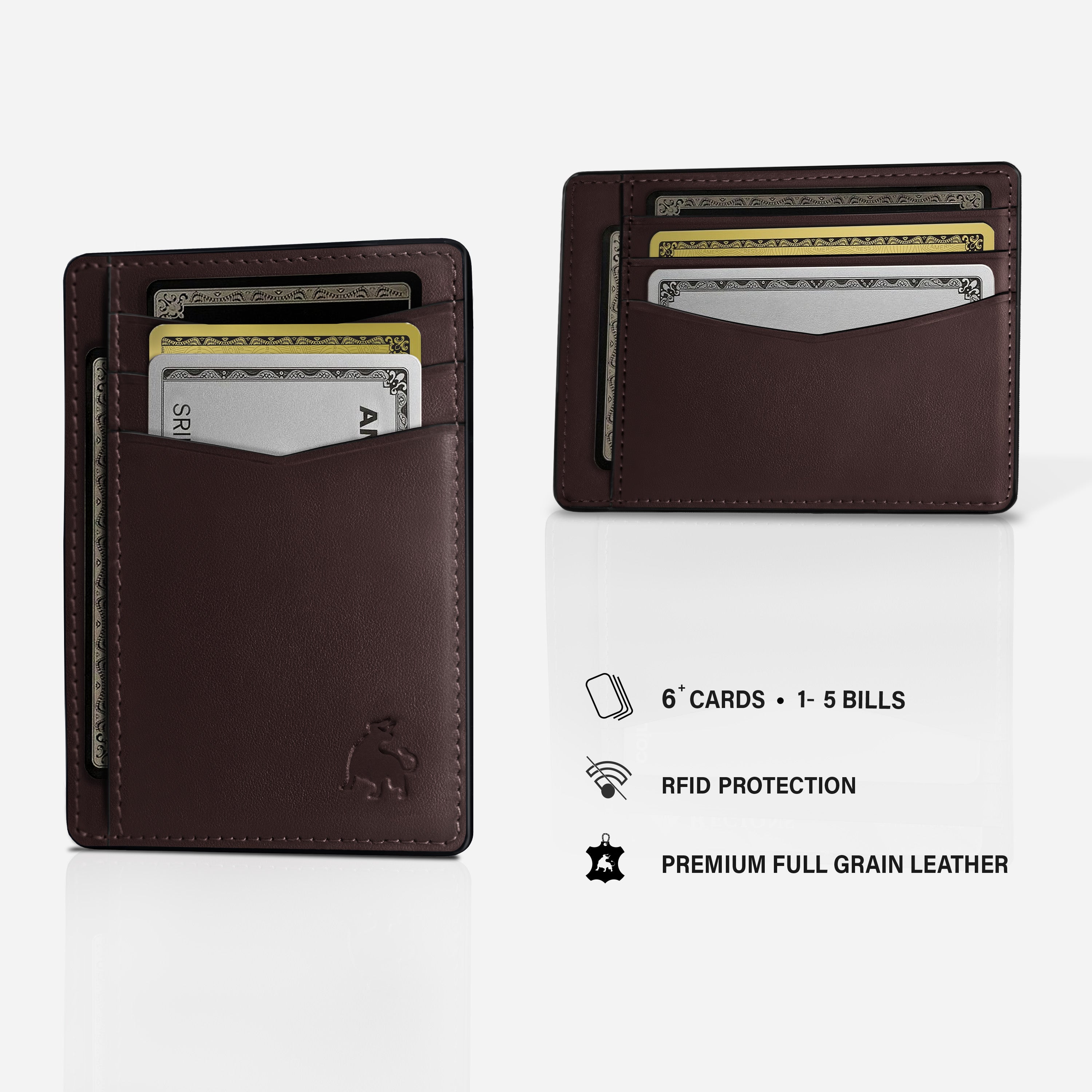 Front Pocket Wallet - Dark Brown