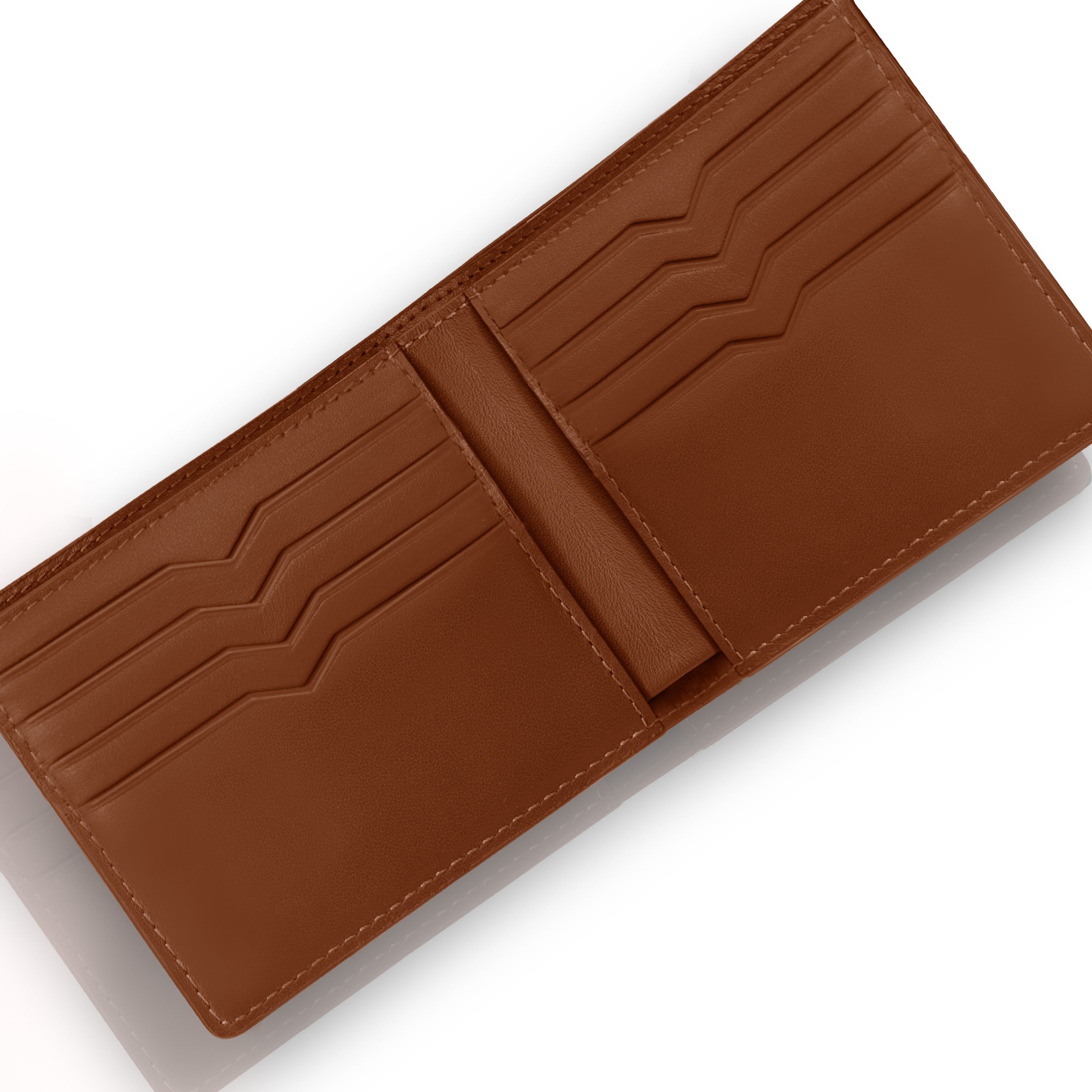 Modern Bifold Wallet - Lion Brown