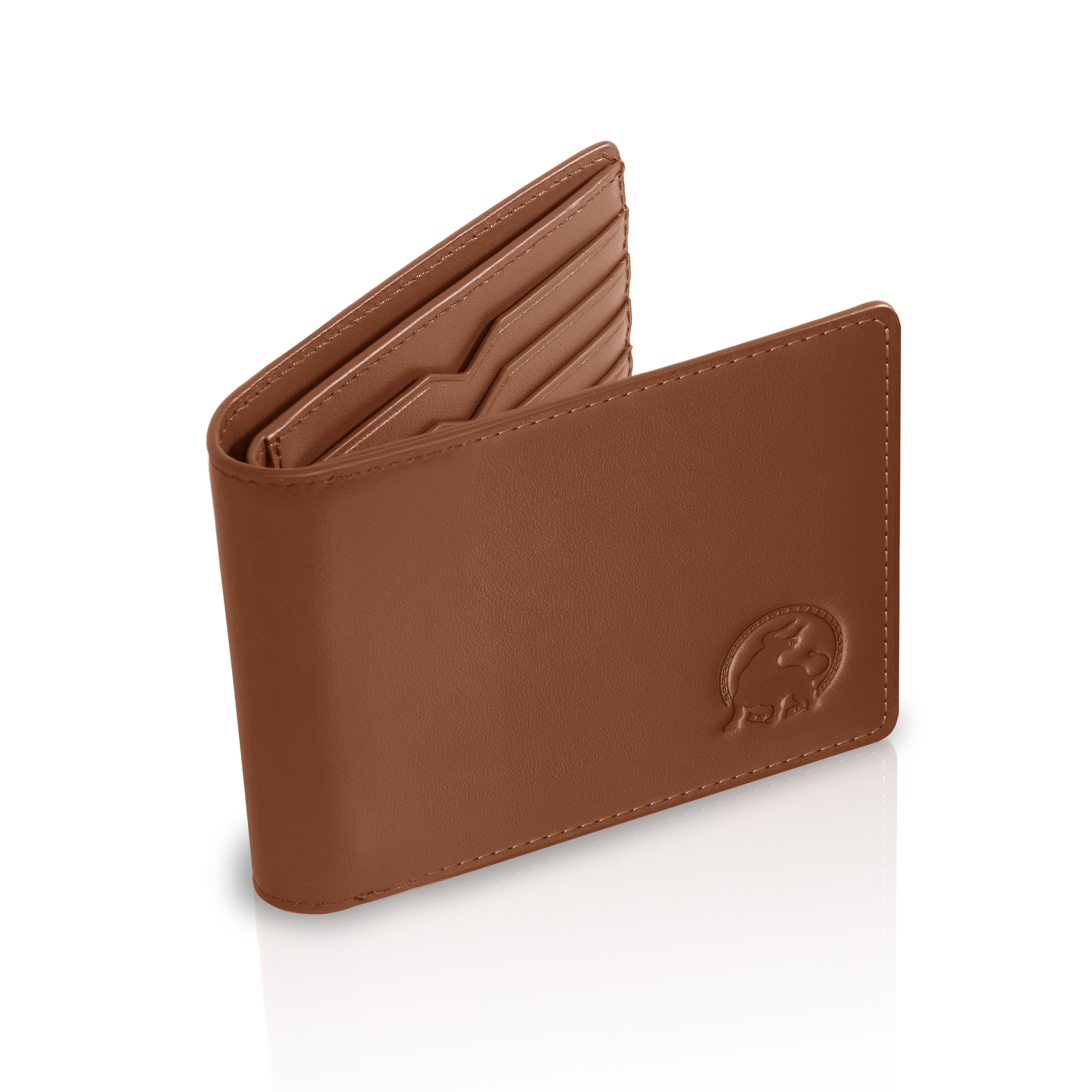 Modern Bifold Wallet - Lion Brown