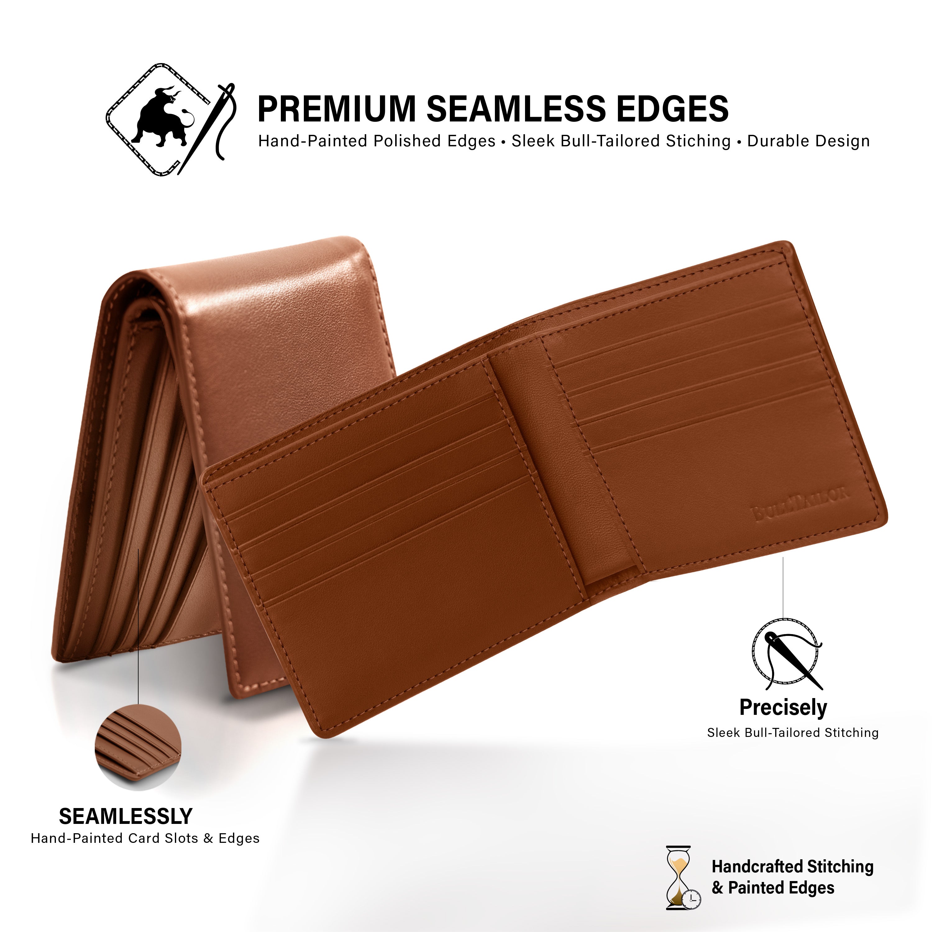 Classic Bifold Wallet - Lion Brown