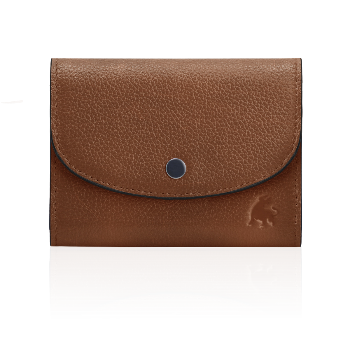 Elegant leather wallet for women with a compact bifold design