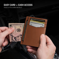 Front Pocket Wallet - Lion Brown