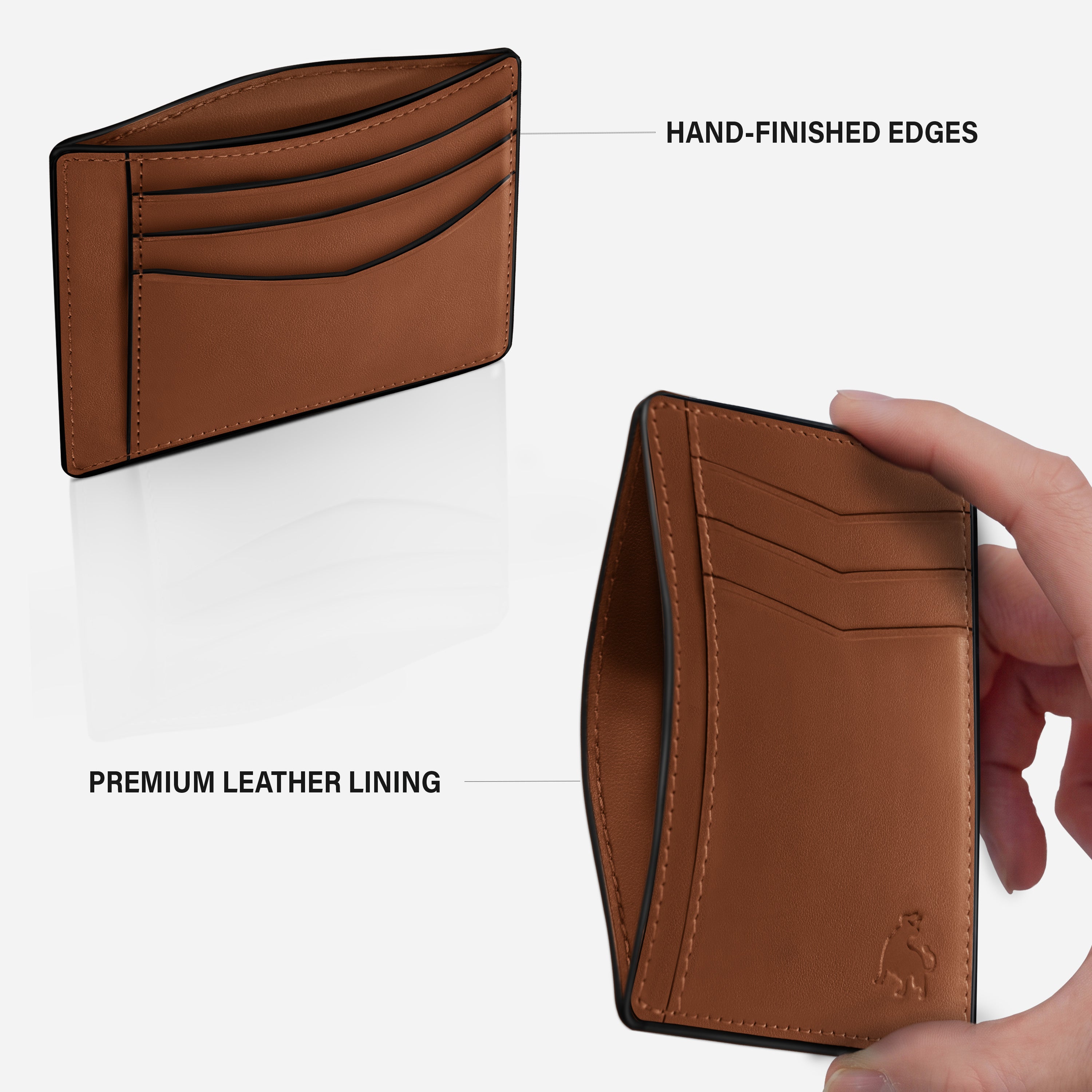 Front Pocket Wallet - Lion Brown