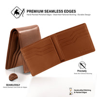Casual Bifold Wallet - Lion Brown