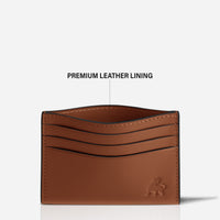 Card Holder Wallet Lion Brown