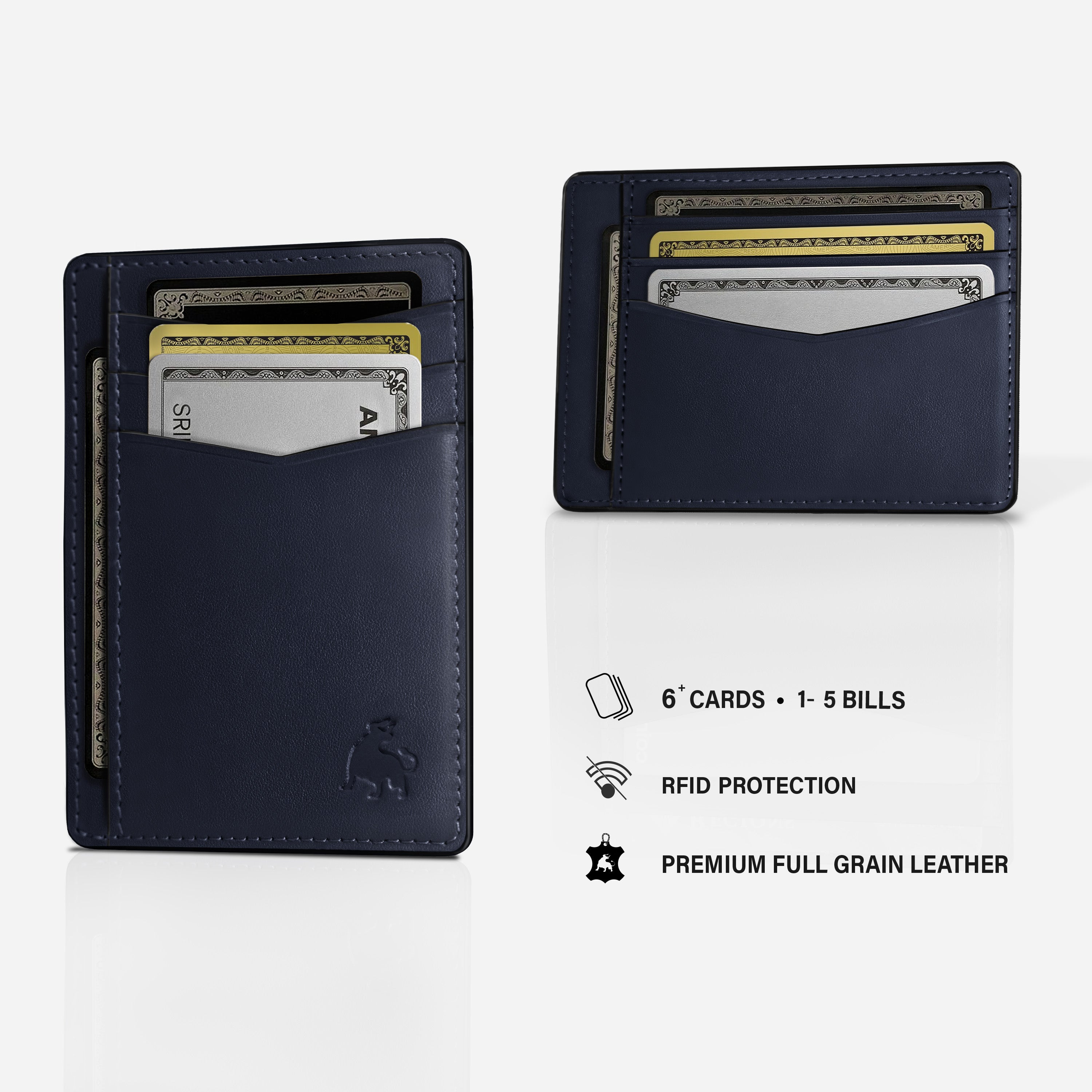 Front Pocket Wallet - Sapphire Navy