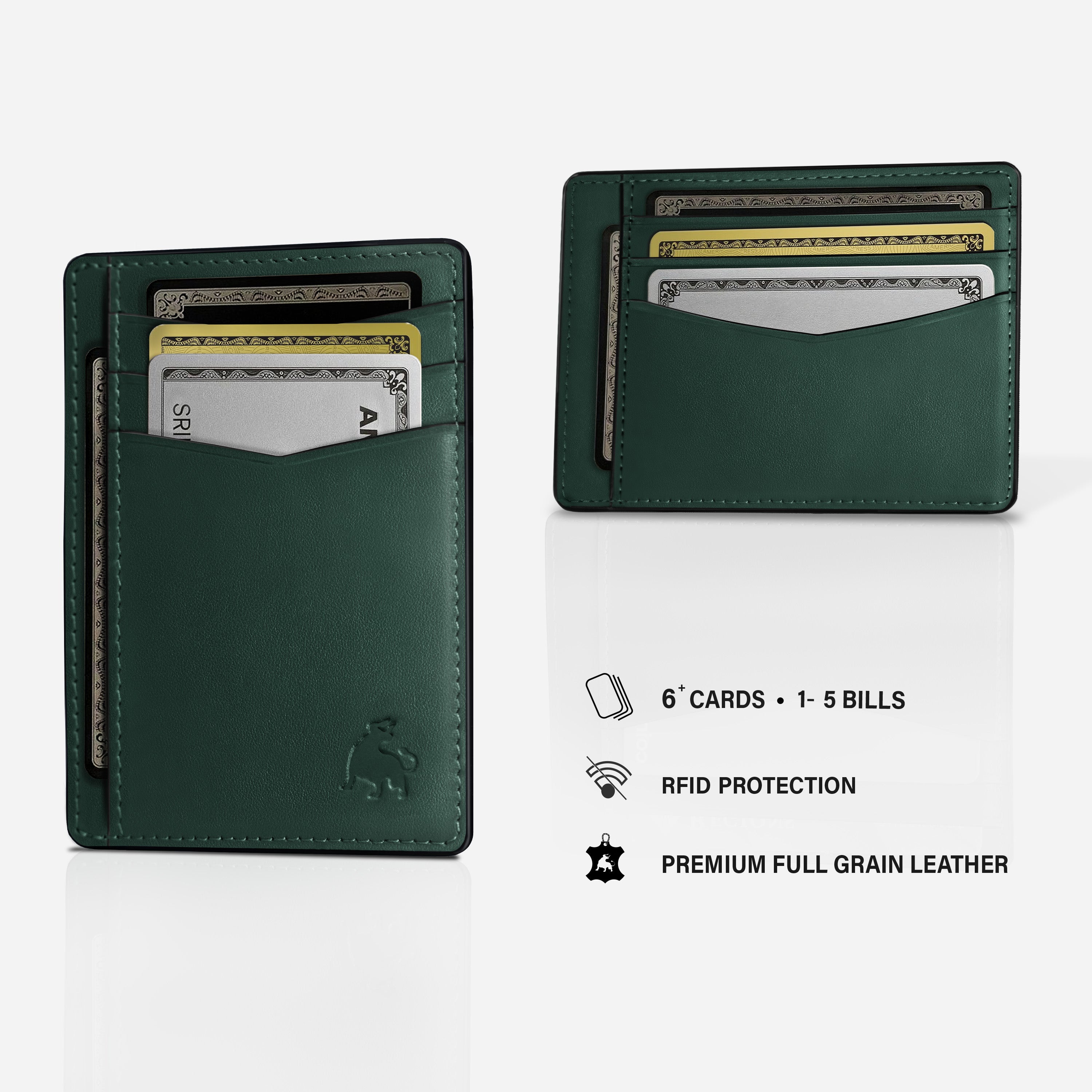 Front Pocket Wallet - Forest Green