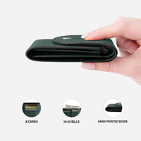 Compact Bifold Wallet Forest Green