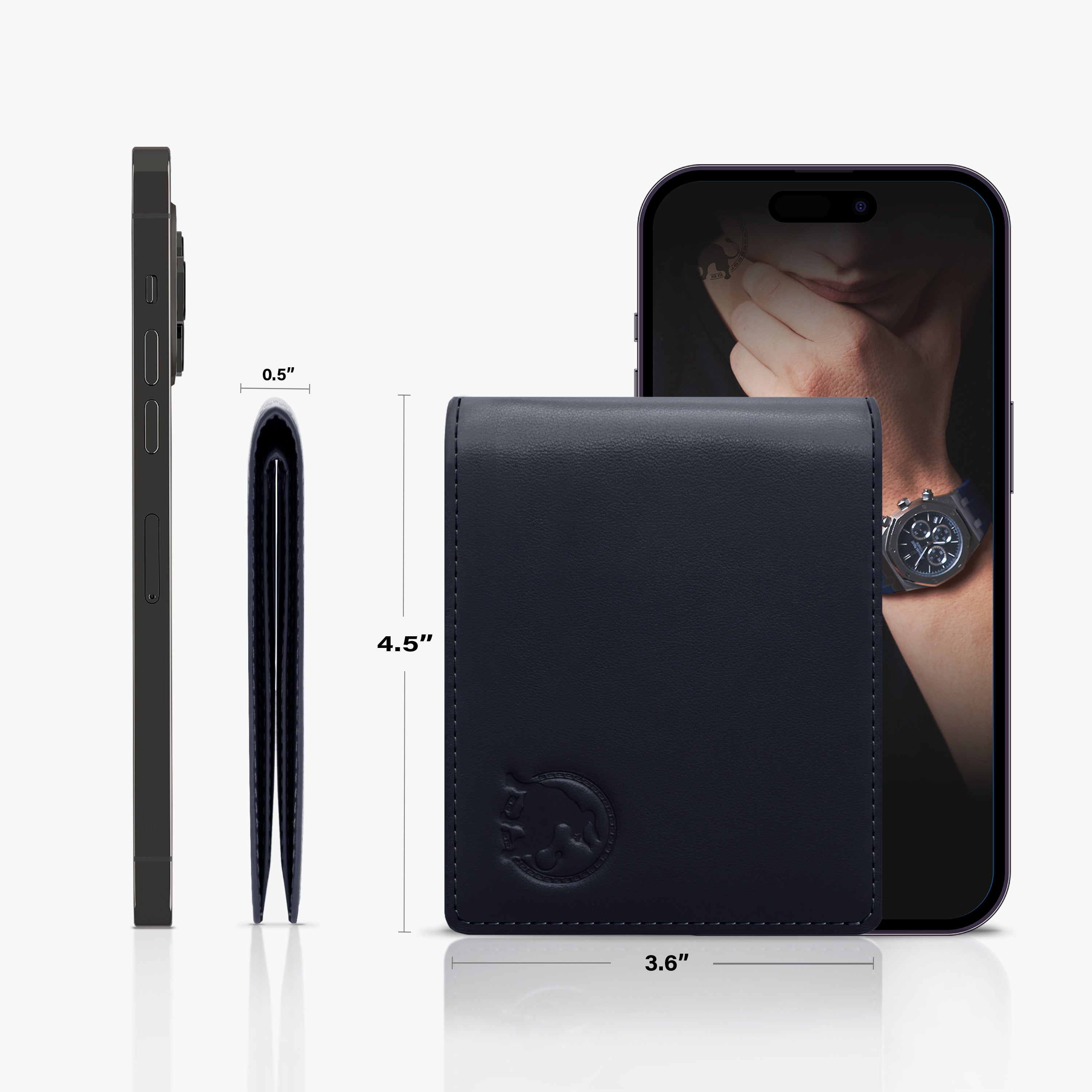 Casual Bifold Wallet - Sapphire Navy