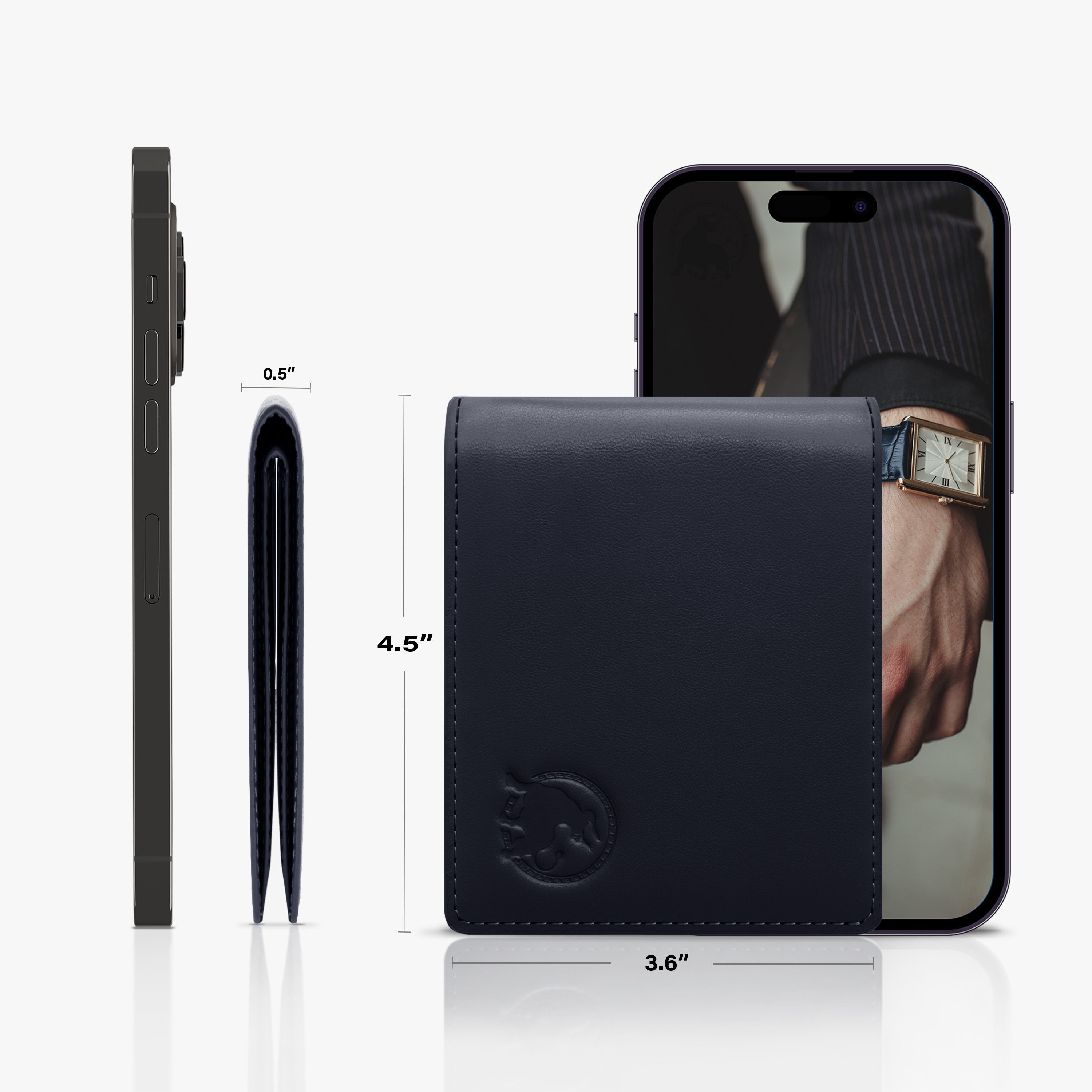 Classic Bifold Wallet - Black Onyx