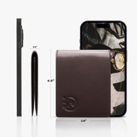 Casual Bifold Wallet - Dark Brown