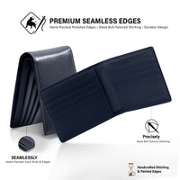 Classic Bifold Wallet - Sapphire Navy
