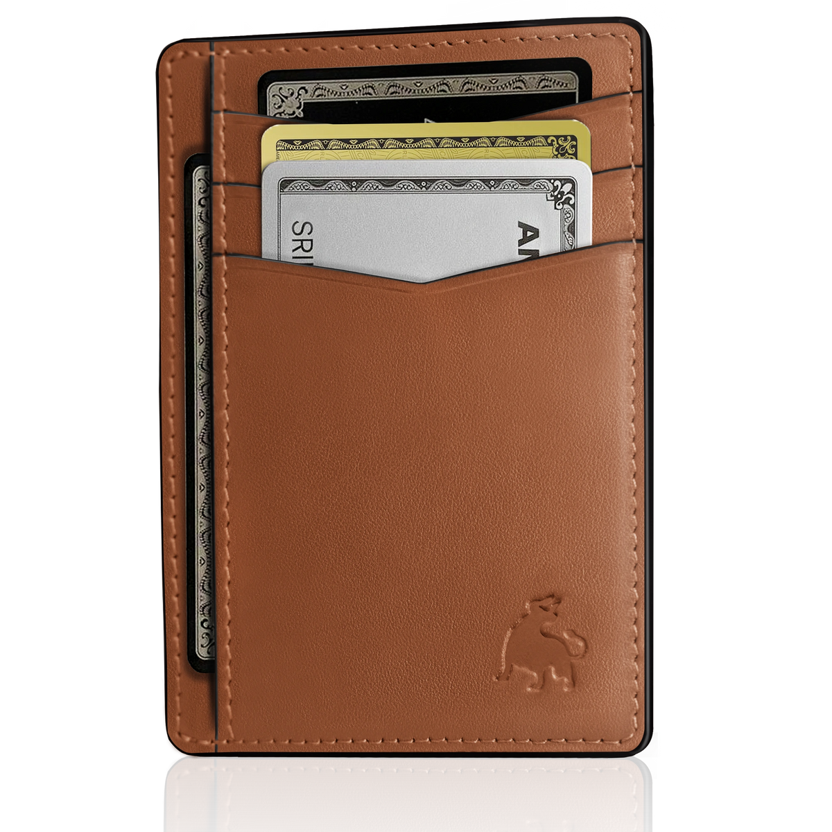 Premium front pocket wallet crafted from full-grain leather