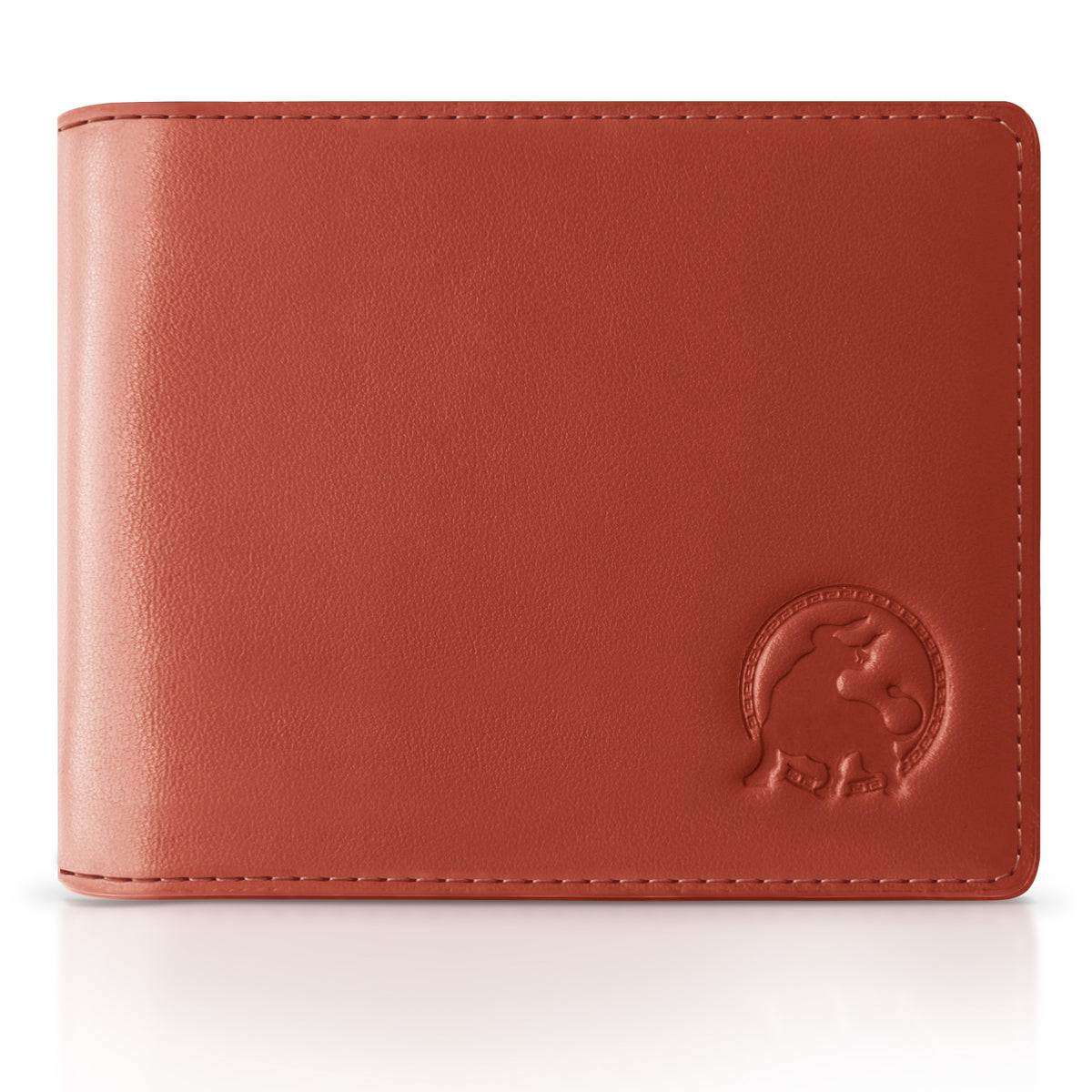 Casual Bifold Wallet Cognac Brown