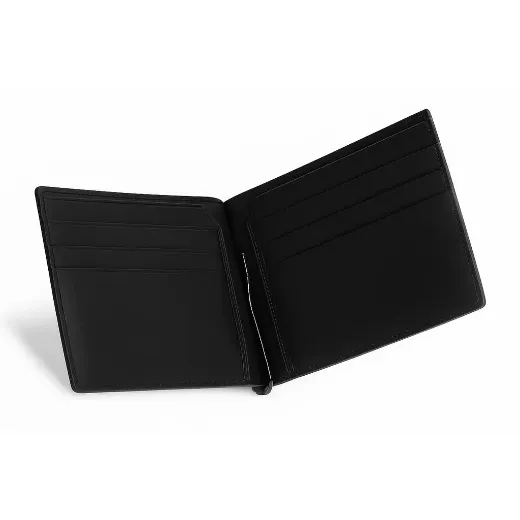 Picture of Slim Bifold Wallet with Money Clip  | 10 Cards