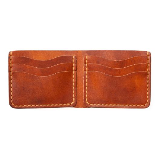 Picture of Slim Bifold Handmade Stitch Wallet | 8 Cards