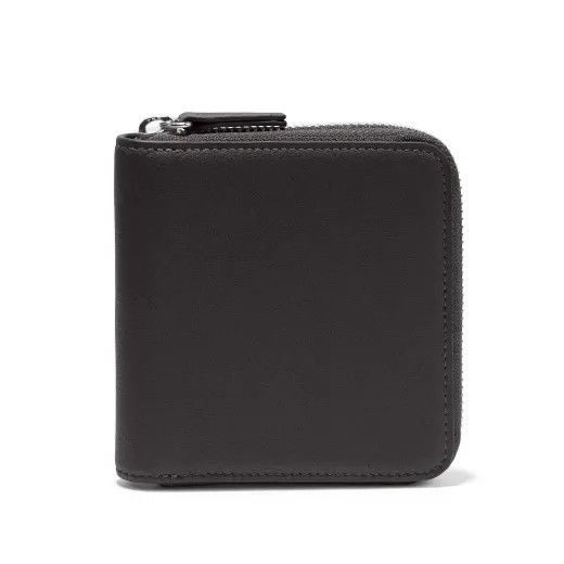 Picture of Slim Bifold Zipper Card Holder Wallet | 12 Cards