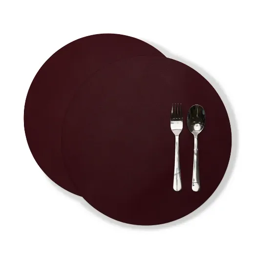 Picture of Minimalist Round Dining Placemats – 2 Pack