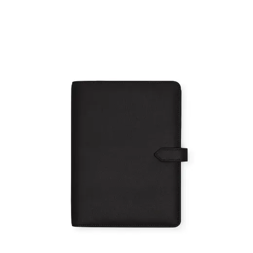Picture of A5 Leather Spiral Journal with Snap Closure