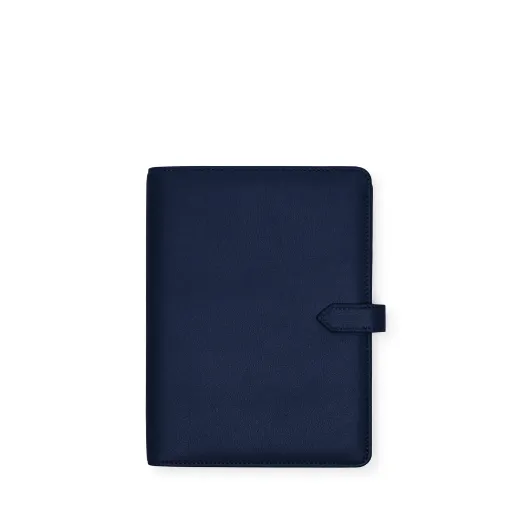 Picture of A5 Leather Spiral Journal with Snap Closure