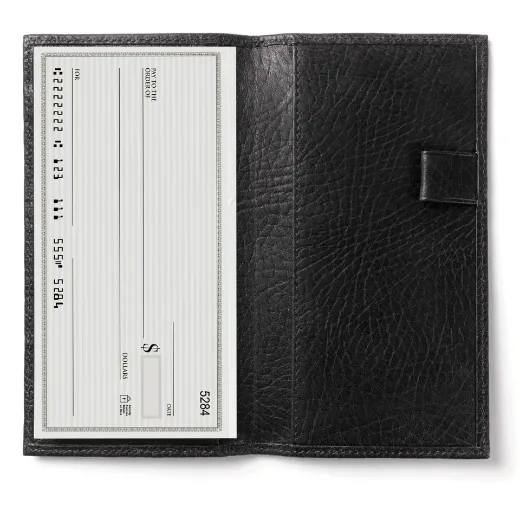 Picture of Slim Checkbook Cover with Divider