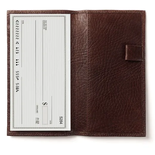 Picture of Slim Checkbook Cover with Divider